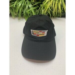 Cadillac Hat Logo Black Baseball Cap Adjustable Strapback